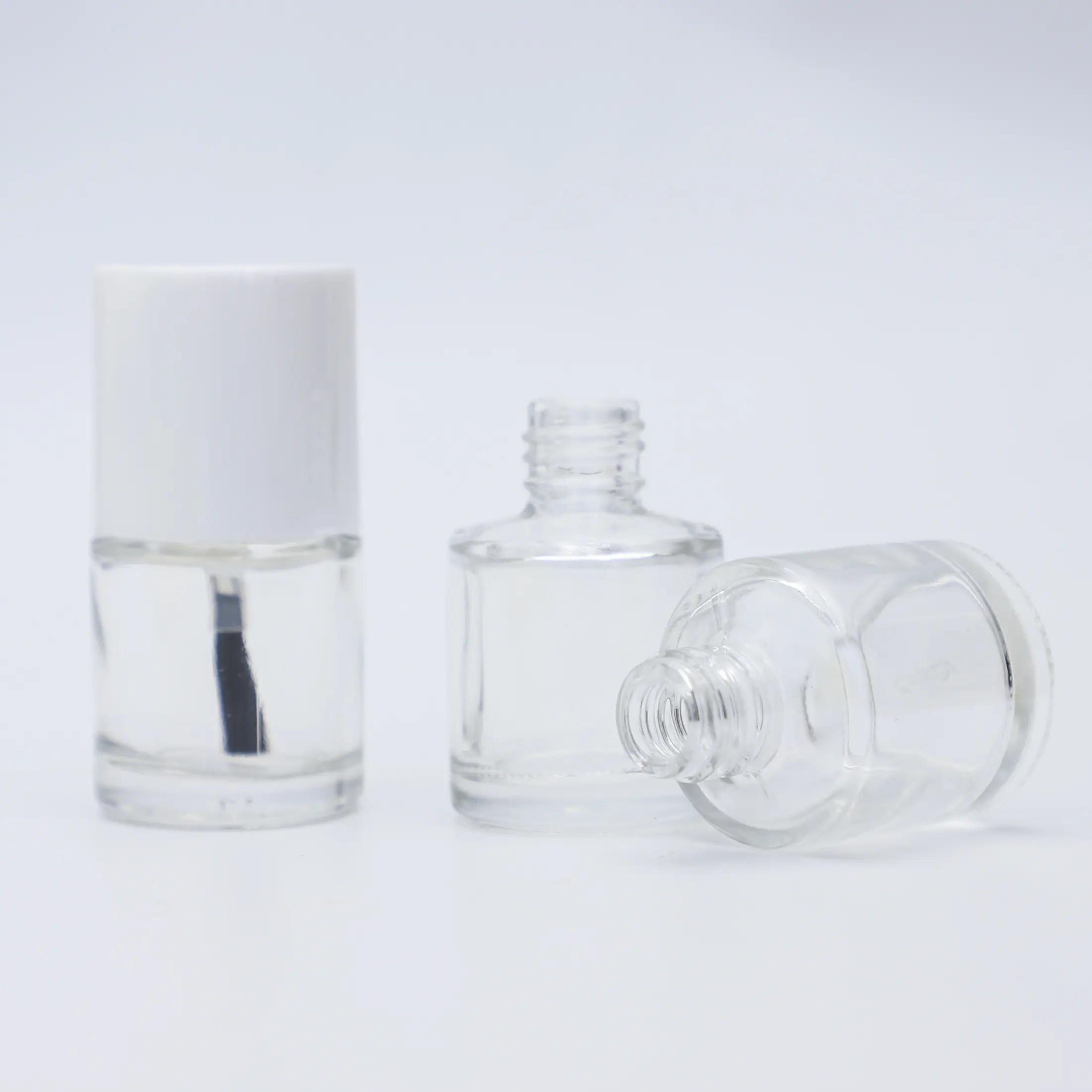 5ml Round Brush Nail Polish Glass Bottle Nail Polish Transparent Bottle