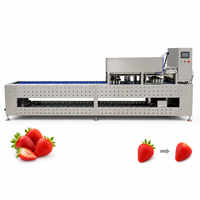 Machine à éplucher les fraises automatique de qualité supérieure pour l'élimination des tiges de fraises avec alimentation continue