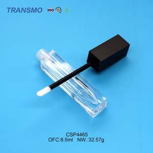 Tube de brillant à lèvres écologique, tube carré transparent pour brillant à lèvres, conteneur de 8,5 ml, tubes de brillant à lèvres vides - Product Image 4