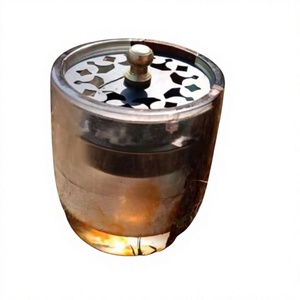 Premium Wooden Finish Resin Epoxy Incense Burner for Elegant Home Decor - Product Image 1