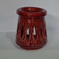 Brûleur d'encens en céramique émaillée marocaine, fait à la main, multicolore, décoration d'intérieur, diffuseur d'huile, poterie, Marrakech, Fès, printemps, été, automne