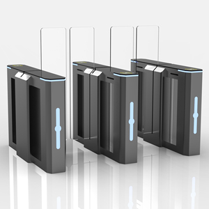 Tourniquet à battants pour piétons, intérieur/extérieur, barrière coulissante - Moteur sans balais en acier inoxydable, protection IP66, faible bruit - Product Image 1