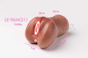 Lecenia Masturbatore Maschile 3D con Texture Realistica, in Silicone Pieno, 650g, Vagina e Ano Realistici, Sex Toy per Uomini, Stroker Maschile - Product Image 6