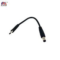22AWG Maßgefertigtes DC-Stromkabel 15cm Verlängerungskabel 5,5*2,5mm Stecker auf USB Typ C Niederspannungs-DC-Stromverlängerungskabel