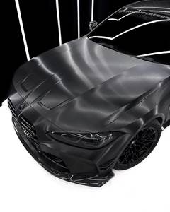 <span class=keywords><strong>2</strong></span> ANS DE GARANTIE Acier brossé texturé noir brillant Vinyle de voiture anti-rayures auto-adhésif <span class=keywords><strong>Film</strong></span> vinyle de protection de la peinture - Product Image 6