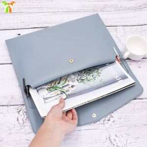 PU Leather <b>A4</b> File <b>Folder</b> Promotional Envelope Document Holder Waterproof Business Portfolio Sleeve - Product Image 3
