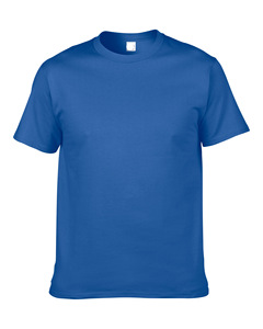 Camiseta de Cuello Redondo de Algodón para <span class=keywords><strong>Hombre</strong></span>, Diseño Nuevo 2021, Camiseta Lisa con Logotipo Estampado, 100% Algodón - Product Image 3