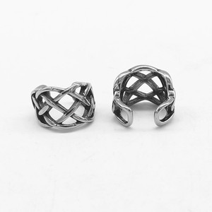 Pendientes yunnique de malla geométrica de acero inoxidable para hombres y mujeres, regalo, joyería, accesorio de moda - Product Image 1