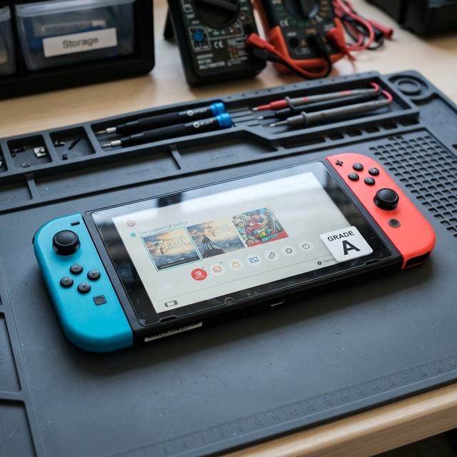 Used Switch OLED Handheld TV Mode Console with Wi-Fi and Touch Screen