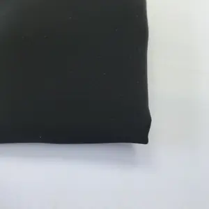 Kore siyah polyester fursan kumaş arap abaya