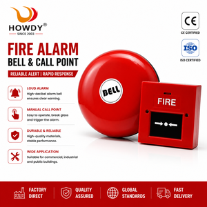 Sistema de Alarma contra Incendios CB-6B de Alta Calidad, Campana de <span class=keywords><strong>Bomberos</strong></span> de 150 mm, CAMPAÑA DE ALARMA CONTRA INCENDIOS Y PUNTO DE Llamada - Product Image 1