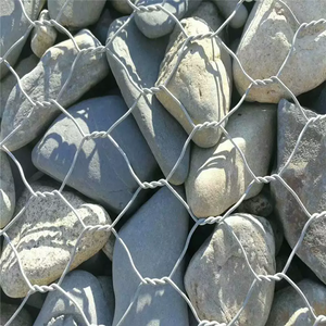 Boîte à écran tissée hexagonale en métal fort panier planteur sac corde <span class=keywords><strong>Grillage</strong></span> PVC enduit Gabion fil clôture rouleau treillis métallique en fer - Product Image 5