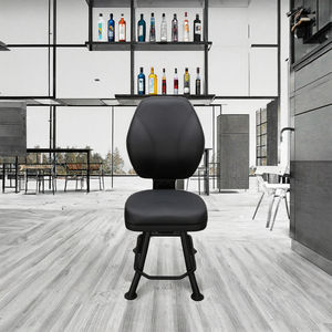 Sillas de Bar/Casino Ajustables y Resistentes, Tapicería de Cuero Premium, Diseño de Respaldo Alto, Reposapiés, Estructura de Acero, Giratorias - Product Image 4