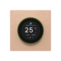1.46 inç TFT Ekranlı, Akıllı Çevirmeli Düğmeli Termostat, Sesli Uygulama Kontrolü, Wi-Fi, Ev, Otel, Garaj Kullanımı için Elektrikli