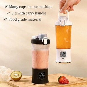 New USB Charging Wireless Portable Juicer with Digital Display Screen Crushed Ice Cup <b>Electric</b> <b>Waterproof</b> Household Mixing Cup - Product Image 3