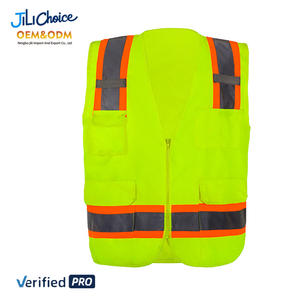 J & L 2025 OEM Hi Vis rompi keselamatan peralatan tahan air jas hujan rompi pelindung jaket reflektif mantel hujan pakaian keselamatan - Product Image 5