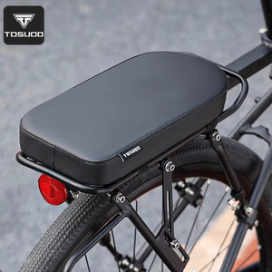 Tosuod Coussin de siège arrière super doux pour vélo Tossuod VTT Véhicule électrique et passager pour enfants Style simple - Product Image 1