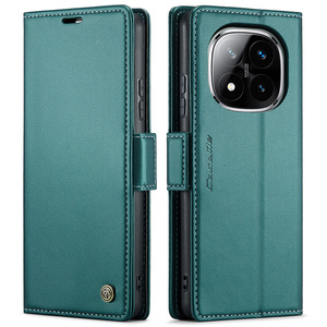 Porte-cartes en cuir magnétique à rabat pour Redmi Note 14 Pro Plus + 5G <span class=keywords><strong>4G</strong></span> étui avec protection RFID antichoc Funda - Product Image 1