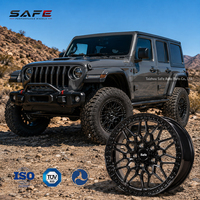 Nouvelles jantes en alliage 5x127, 17 et 18 pouces, jantes en alliage forgé Beadlock, jantes tout-terrain, moyeu 4x4, jantes tout-terrain pour Jeep Wrangler Gladiator