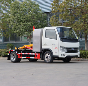 Camión Compactador Eléctrico Foton 4x2 Desmontable para Transporte de Basura con Brazo <span class=keywords><strong>Gancho</strong></span>, Compartimento Separable Personalizado y Autovolcador - Product Image 3
