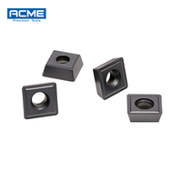 Plaquettes de perçage en carbure carrées revêtues PVD OEM indexables pour forets en U SPMG SPMT SPGT SPMG050204-DG SPMG060204-DG SPMG07T308-DG Outils de perçage