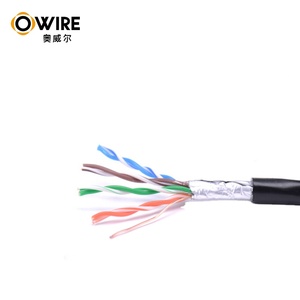 Owire nhiệm vụ nặng nề đôi vỏ bọc mèo 6 Mạng Cáp với tinh khiết dây dẫn bằng đồng cho ổn định ngoài trời truyền dữ liệu - Product Image 4