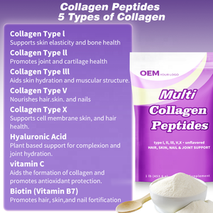 ผงคอลลาเจนเปปไทด์หลายชนิดผสมไบโอติน วิตามินซี และกรดไฮยาลูโรนิก ช่วยบำรุงสุขภาพผิว ขายดี - Product Image 4