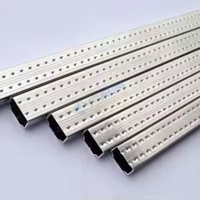 Barre d'espacement en aluminium 11,5A, soudée haute fréquence, antirouille, pour double vitrage IGU 11,5 mm, vente en gros usine