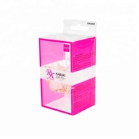 Offre Spéciale nouveauté APET PETG présentoir CMJN impression colorée boîte d'emballage dame produits de beauté boîte en plastique emballage