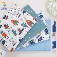 Linge de lit 100% coton pour enfants Tissu ajusté doux et respirant Textile imprimé floral pour draps de lit de bébé et literie de maison pour enfants
