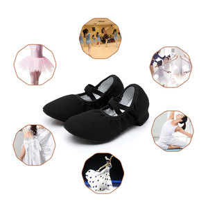 Zapatos de <span class=keywords><strong>Ballet</strong></span> Latino suaves resistentes al desgaste para adultos para profesores para mujeres en forma de sala de clase de baile corporal - Product Image 4