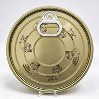 Vente en gros d'usine 603 #   Bouchon à ouverture facile (EOE) en émail blanc TFS de 153 mm pour l'emballage de confiture de mangue