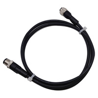 Connecteur M12 étanche IP67, câble femelle 7 broches 24AWG PUR, pigtail capteur mâle pour automatisation extérieure, OEM personnalisé