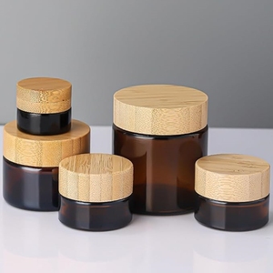 Klare Lebensmittel Marmelade Honigs alat Sauce Pfeffer behälter Glas 50ml 100ml Leere Bernstein glas Medizin Pille Gläser mit Schraub deckel - Product Image 5
