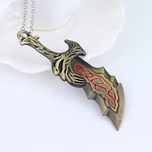 Collana Gioiello del Gioco <span class=keywords><strong>God</strong></span> <span class=keywords><strong>of</strong></span> War, Spada OLYMPUS KRATOS, Lame del Caos, Armi - Product Image 5