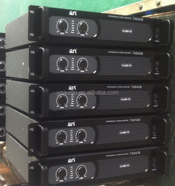High Quality Professional Power Amplifier TA6410 2Channel 8/4ohm Metal Power Amplifier for Home Theater