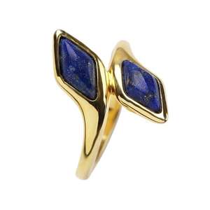 Voir le lien pour la bague personnalisée pour femme en argent 925 avec cristaux de strass et pierres précieuses, artisanat italien, style vintage, électroplaquée, tendance - Product Image 1