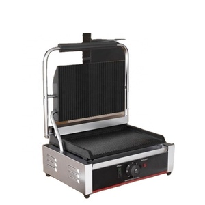 <strong>Ness</strong> Commercial Single Head Stainless Steel Electric Griddle Panini Press Plate for Hotel Restaurant Sandwiches Grill Cooking - Product Image 5