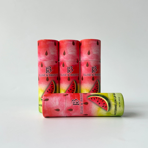 Emballage personnalisé recyclable pour baume à lèvres, déodorant, tube à lèvres en papier kraft biodégradable, type push-up - Product Image 3