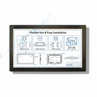 Panel de Pantalla Táctil Industrial para Montaje en Panel Externo, PC sin Ventilador con Montaje VESA para Línea de Producción, Terminal HMI