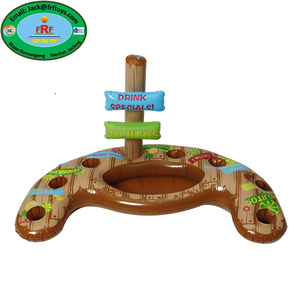 Promotion Amusante pour Fêtes au Bord de la Piscine : Porte-Gobelets Flottant Gonflable en PVC en Forme de Bateau Melody pour Bière et Glace - Product Image 2