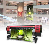 Impresora ecológica de gran formato Xp600 de 6 pies y 8 pies, impresora de vinilo y cortador de vinilo rollo a rollo 1600