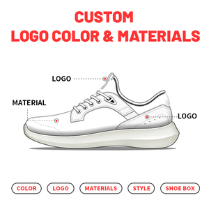 <span class=keywords><strong>Sneakers</strong></span> Chunky da Uomo QILOO in Pelle Sintetica e Mesh, Colore Caffè, Comode Scarpe Casual, Campione Disponibile - Product Image 3