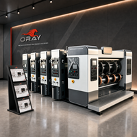 Oray 1224 Línea de Enlace Automática Completa con Transferencia por Vacío para Impresora Ranuradora para Tipos de Cartón Corrugado A/B/C/E/F/AB/BC