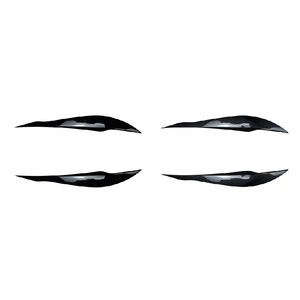 Adhesivo Decorativo para Faros Delanteros BMW Serie 3 F30 F31, Textura de Fibra de Carbono Negro Piano, 2012-2018, Accesorio de Modificación - Product Image 2