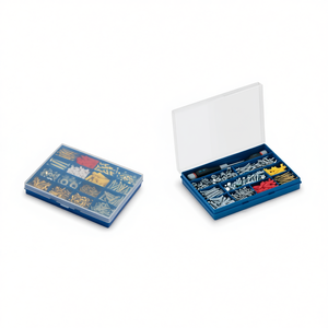 Ttake Cassette Basic Store Organisateur d'outils à 10 compartiments bleu 24,3x18,6x3,8 cm - Product Image 2