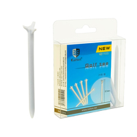 Tees de golf en plastique durables sans griffes, personnalisables en usine, pour entraînement, accessoires et fournitures de golf