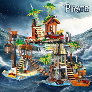 Jie Star 2025 Nuova Serie Nave Pirata, Blocchi di Costruzione Fai-da-Te, Giocattoli Educativi per Bambini, Regalo Creativo, Set di Blocchi da Costruzione - Product Image 2