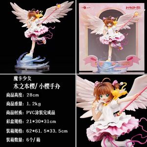 2024 venta al por mayor 28cm <span class=keywords><strong>Card</strong></span> <span class=keywords><strong>Captor</strong></span> <span class=keywords><strong>Sakura</strong></span> Anime figura modelo estatua colección decoración <span class=keywords><strong>de</strong></span> escritorio ornamento Juguetes - Product Image 3