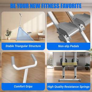 家庭用折りたたみ式ステップマシン、ハンドル付き、抵抗運動器具、有酸素運動クライマー、中国製 - Product Image 6